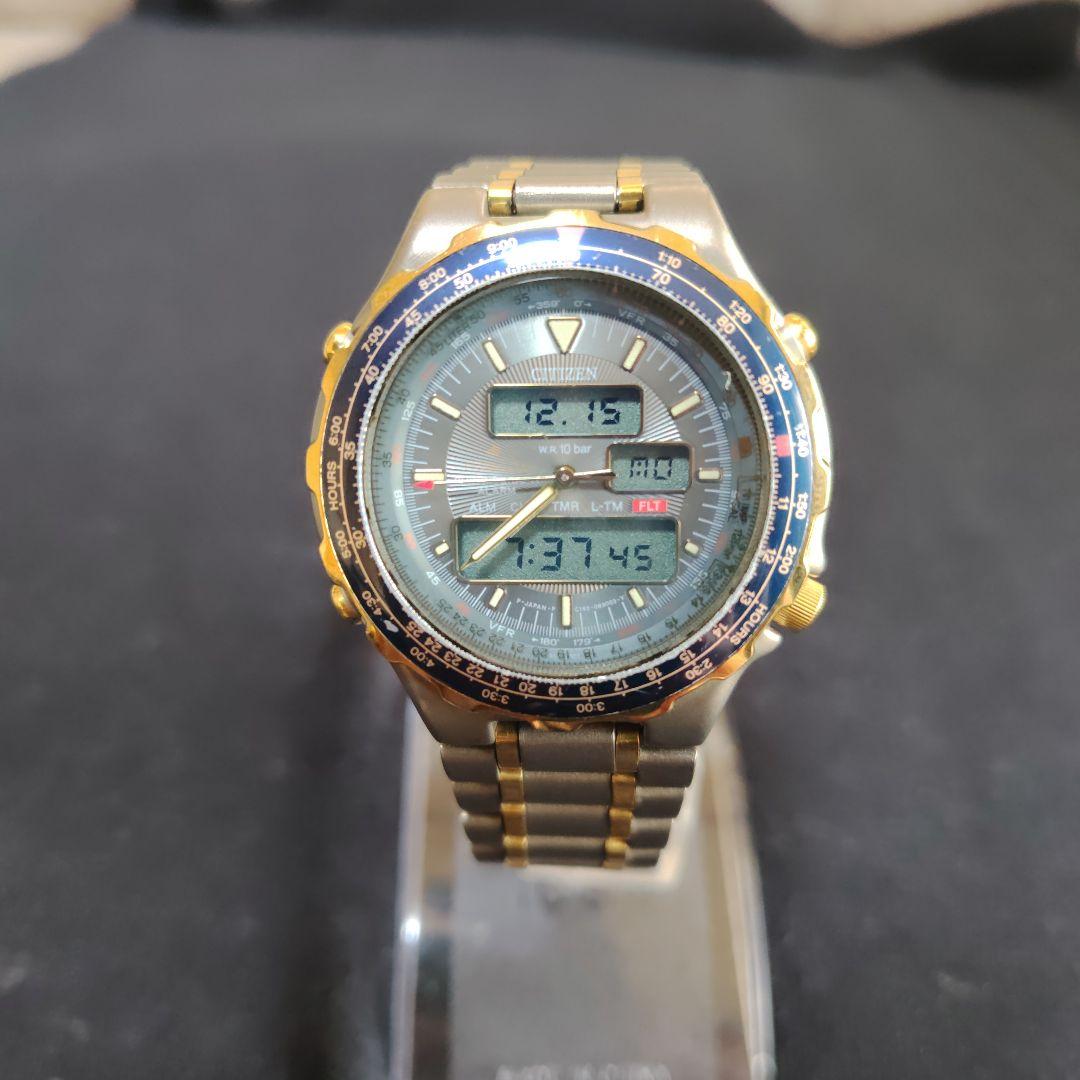 CITIZEN　PROMASTER　SKY 初代　チタニウム　c162 稼働品 楽天市場】プロマスター スカイ 中古（シリーズプロマスター（シチズン