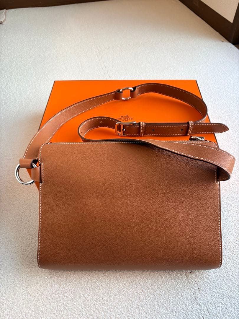 エルメス Hermes ボリトル ショルダーバッグ ゴールド W刻印