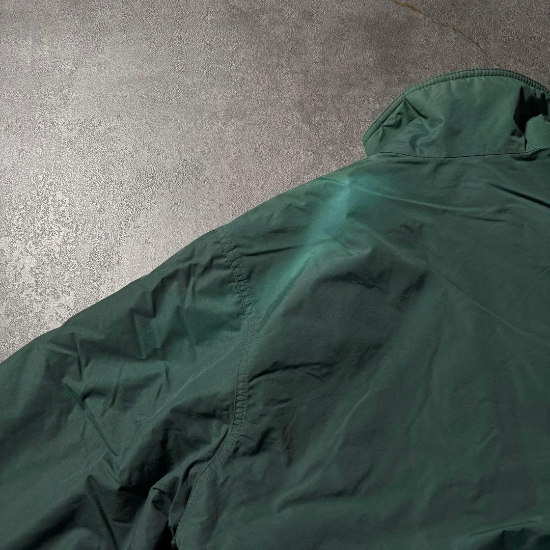 L.L.Bean エルエルビーンウォームアップジャケットグリーンフリース古着M