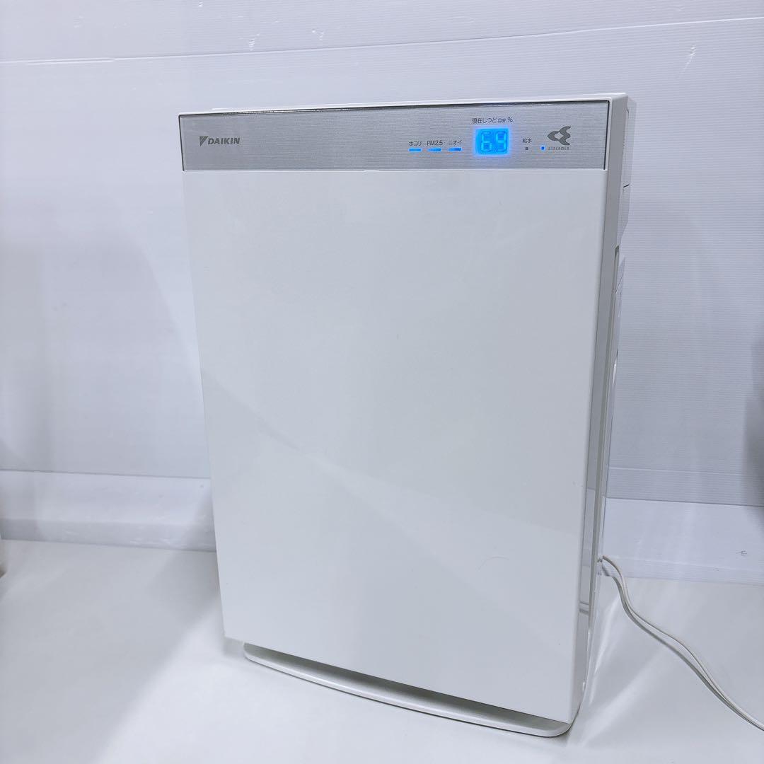 DAIKIN 〜31畳 加湿空気清浄機 MCK70VBK-W ハイグレードタイプ ダイキン DAIKIN 加湿空気清浄機 空気清浄:31畳まで 加湿(最大):19畳