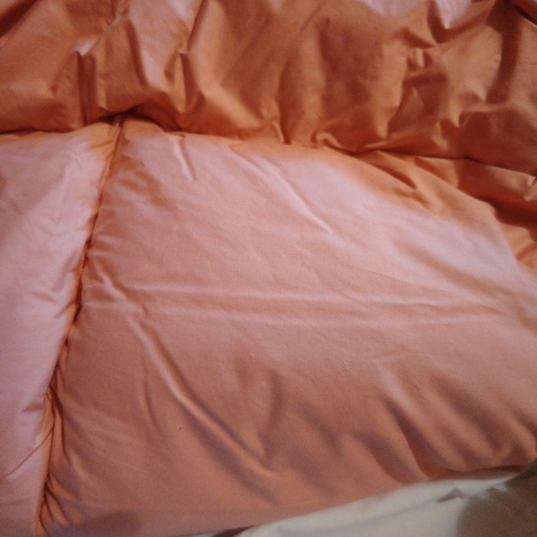 フランスベッド高級羽毛掛布団シングルサイズ ダウン・フェザー50% 1.5kg