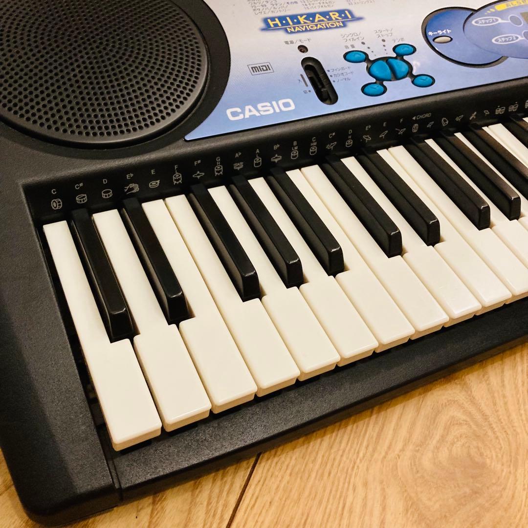 美品 】CASIO LK-36 光ナビゲーション キーボード アダプター付き