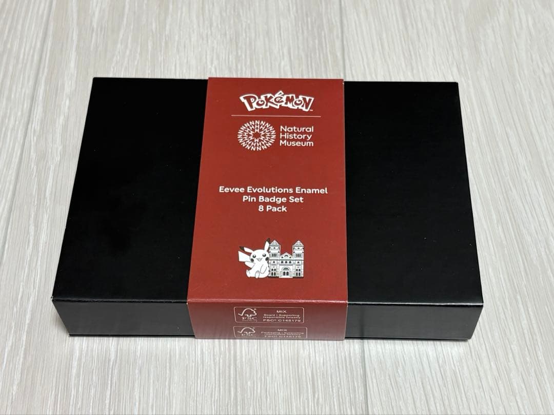 ポケモン イーブイ ピンバッチセット ロンドン自然史博物館 Pokémon