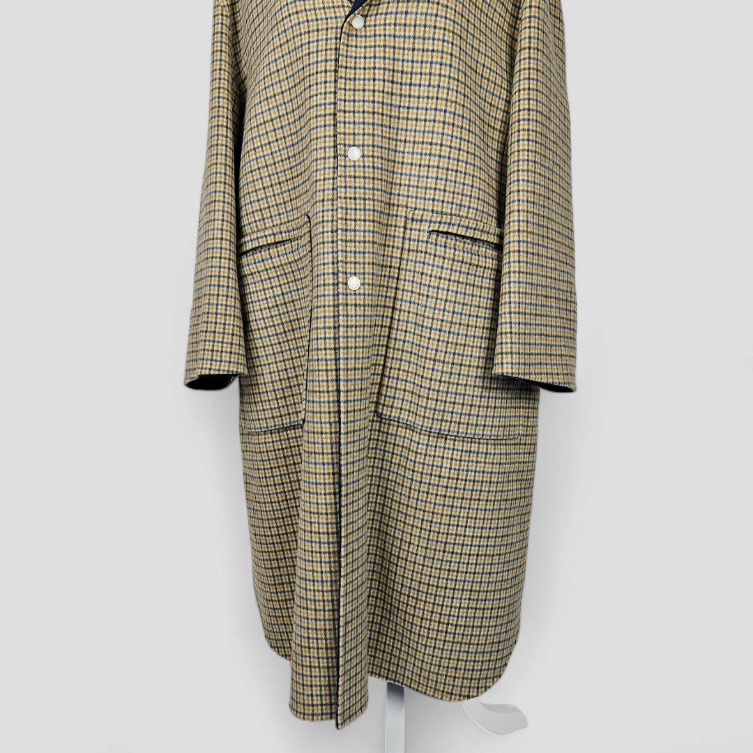 極美品】ブラミンク ダブルフェイス リバーシブル コート ガングラブ