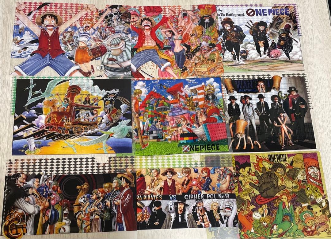 ワンピース 20th 扉絵クリアファイル ワンピース20周年記念大宴会