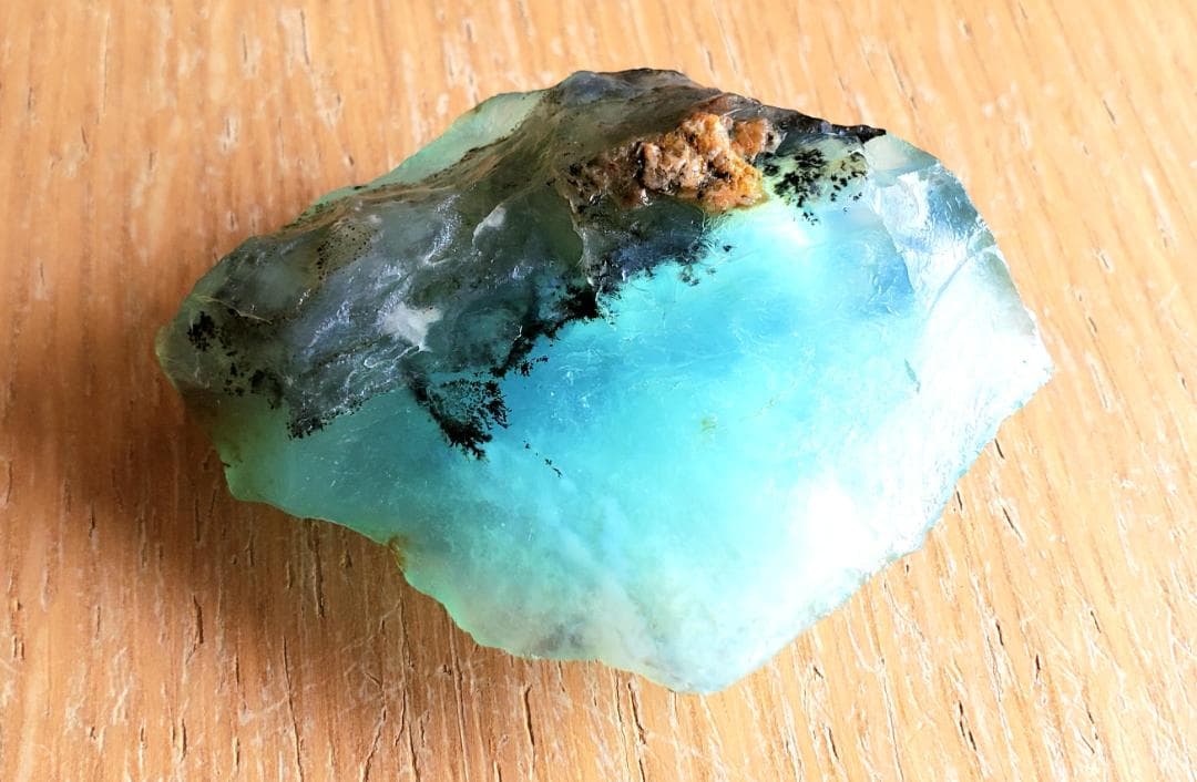 【コレクターズアイテム】ブルーオパール ブルーオパール ペルー産 5.15ct [250330136]20.1x8.8mm前後 | TOP