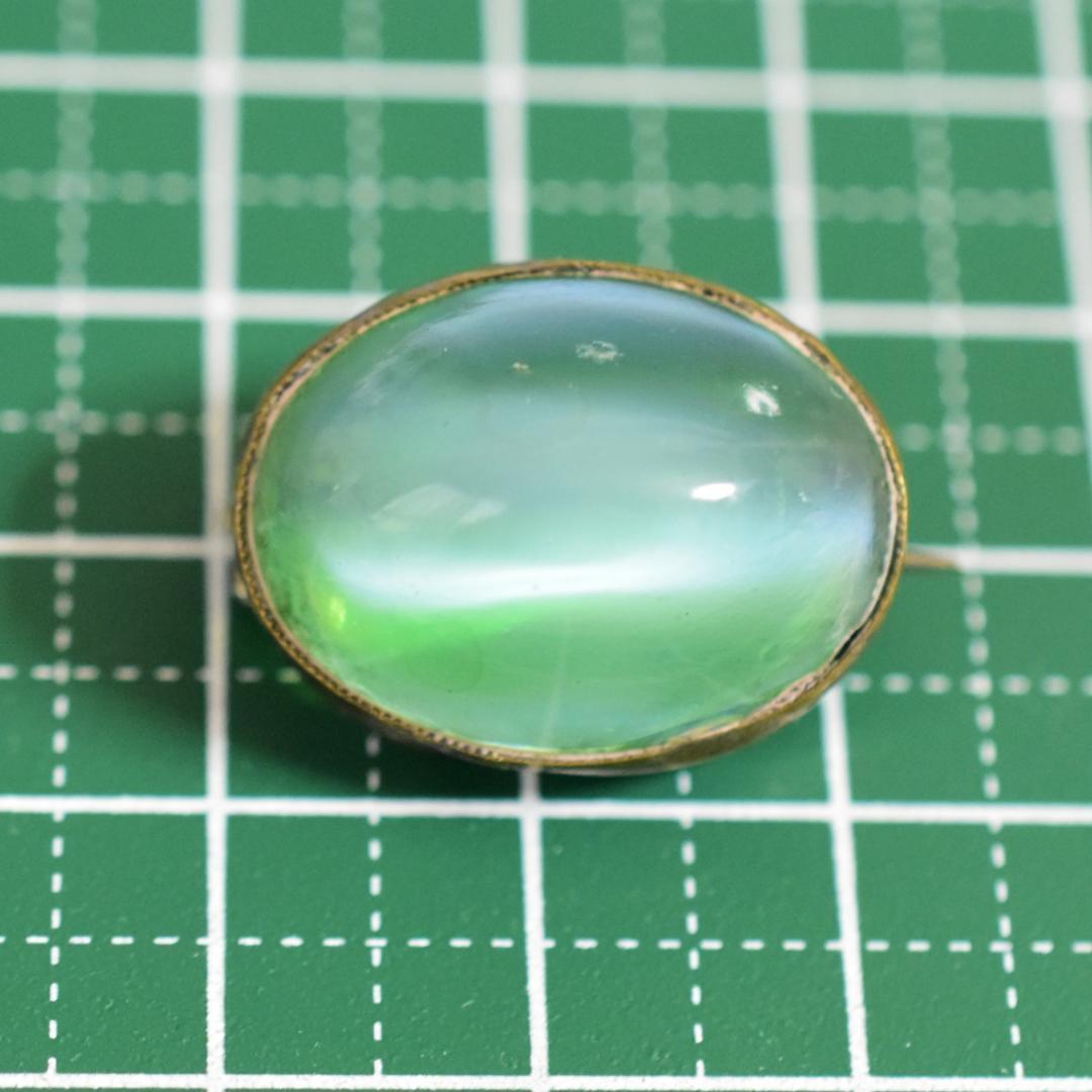 夜間飛行様専用 キャッツアイ古ガラスのレースピン アンティーク