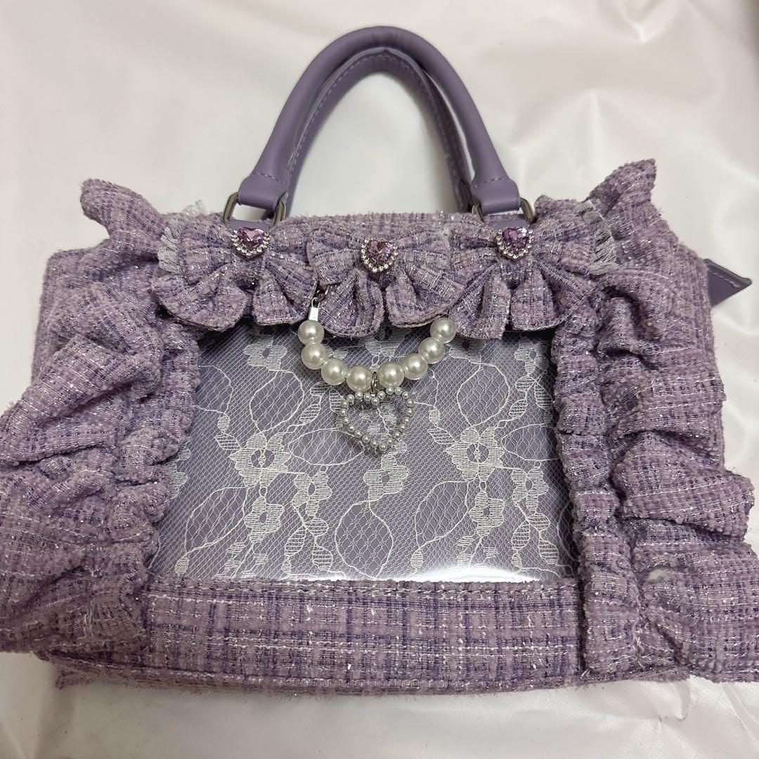 Ank Rouge 確定ファンサのおまじないBag 小 パープル 紫 痛バ Ank 痛バ