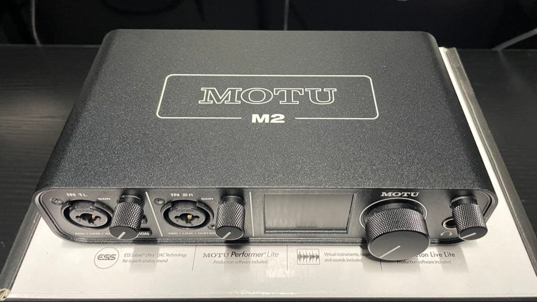 【美品】MOTU M2 オーディオインターフェース M2 - MOTU | 株式会社ハイ・リゾリューション