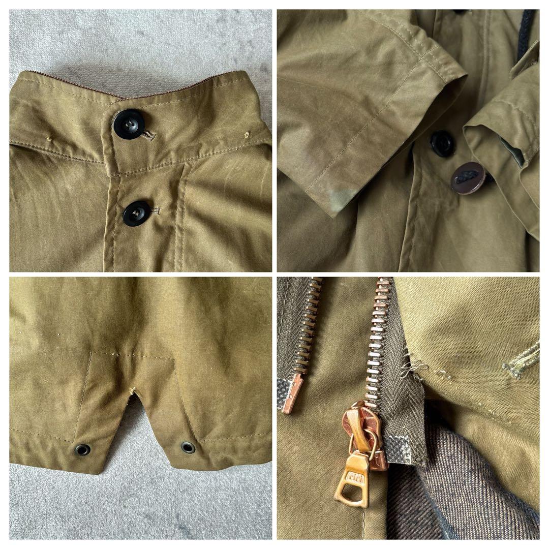 プライベートホワイト イギリス製 2→M ワックスコットン モッズコート