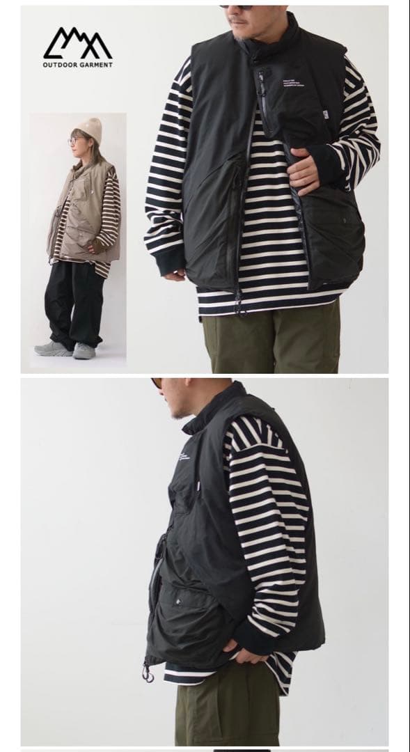 CMF OUTDOOR GARMENT オーバーレイダウンベスト CMF Outdoor Garment | New Release Info 2023.09.06 21:00 Japan Time