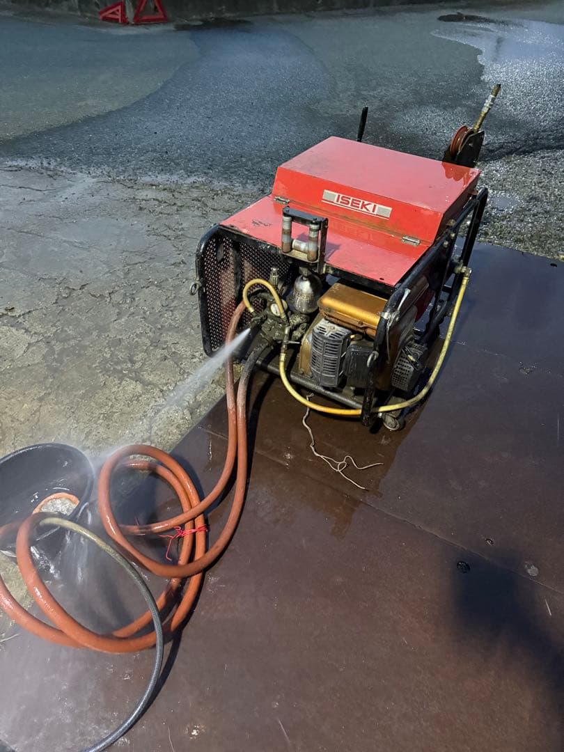 動作確認済　ISEKI 噴霧器 kawasakiガソリン　1200rpm KIORITZ（共立） エンジン噴霧器 噴霧機 VSC4570F-10 動力噴霧器 自走