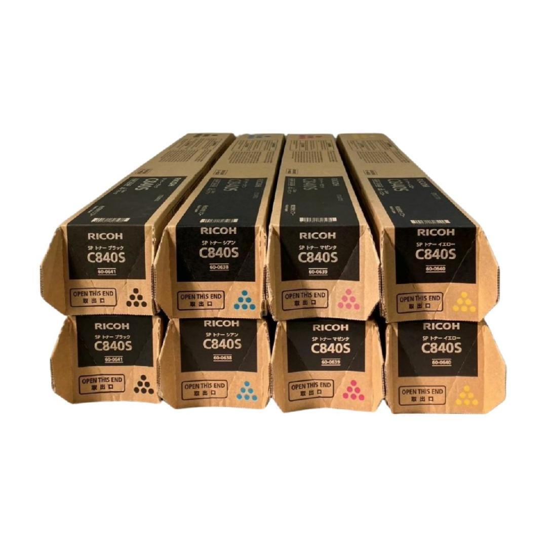 【4色4セット計16本】RICOH SP トナー C840S KCMY 未使用 RICOH SP 廃トナー ボトル C840 純正：日本最大級のトナー・インク専門