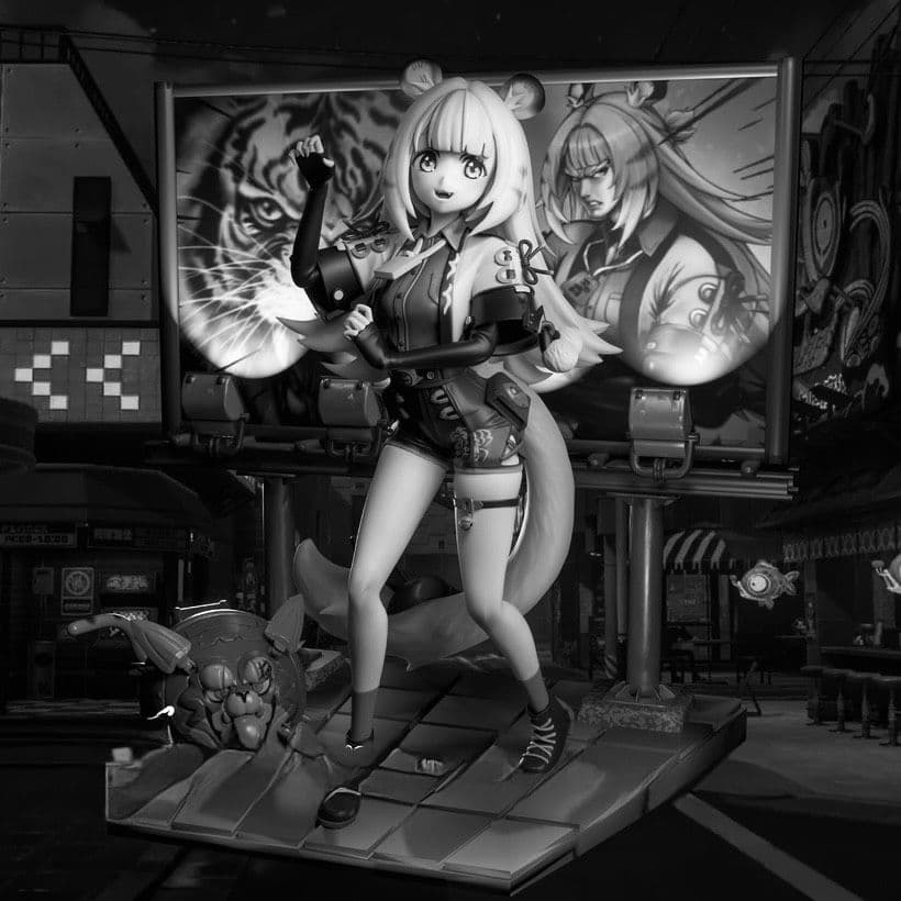 ゼンレスゾーンゼロ ゼンゼロ ZZZ 美少女 美女 ガレージキット 1/7