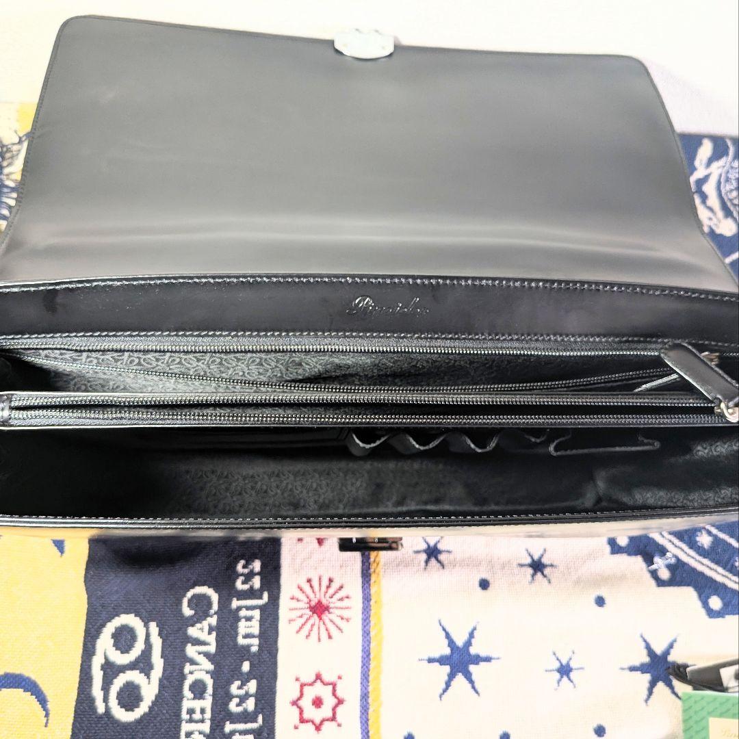 Pineider ピナイダー レザー ビジネスバッグ 黒