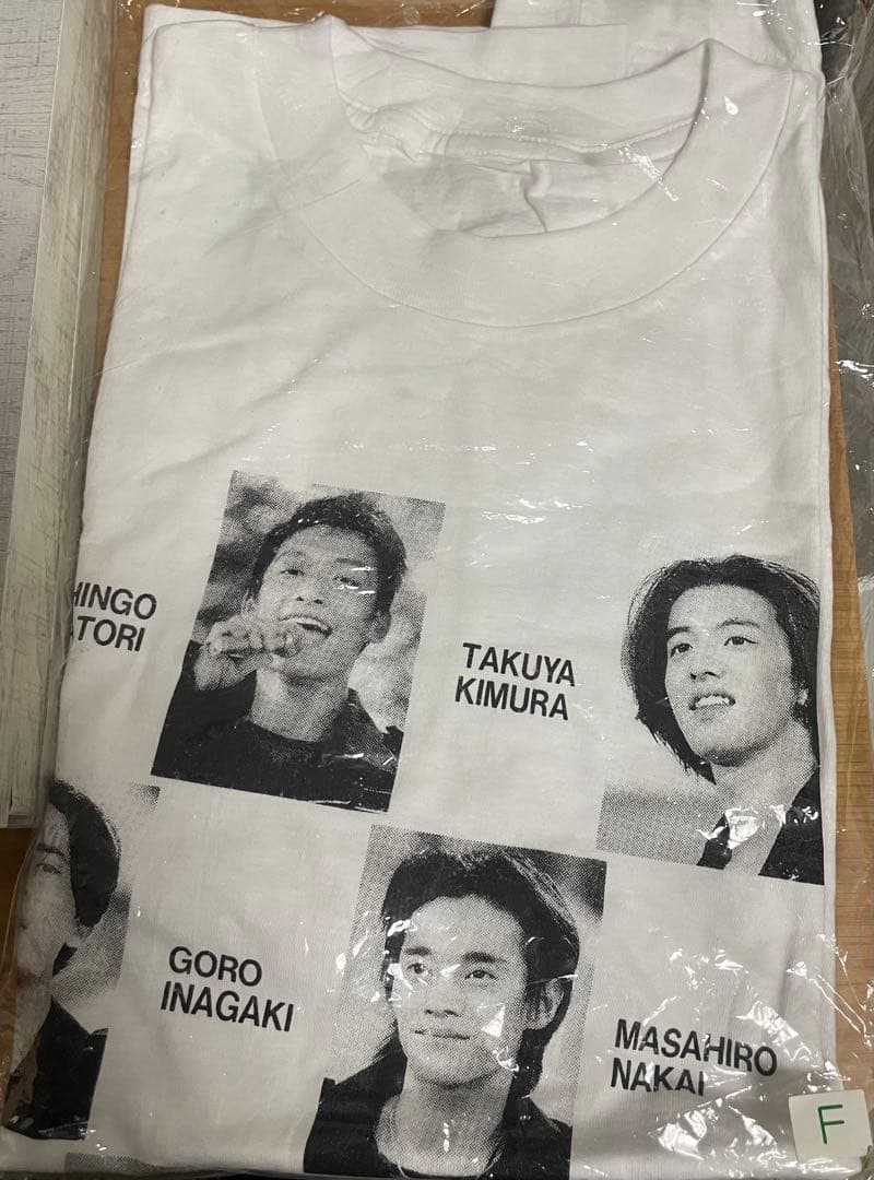 アイドル 90s \"SMAP\" tee size L