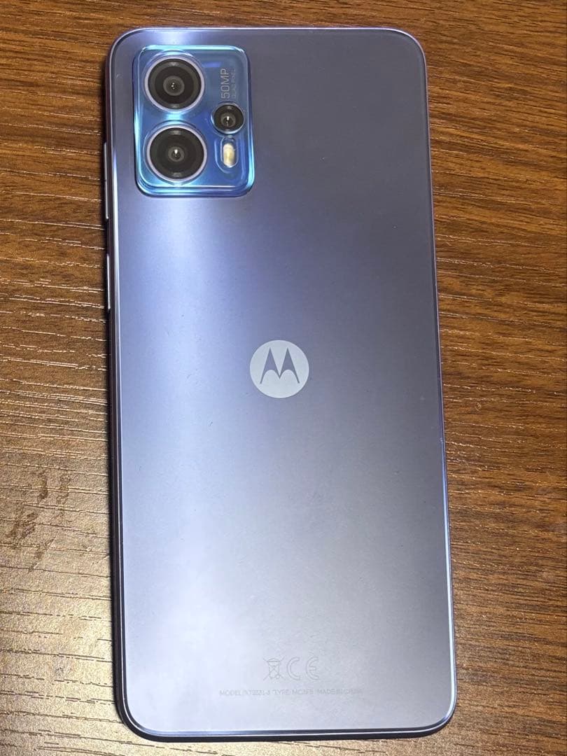 Motorola スマートフォン moto g13 ラベンダーブルー カバー付 - メルカリ