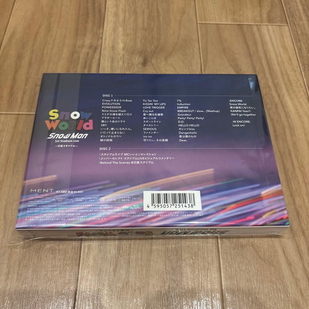 新品未開封】SnowMan 日産スタジアム〈Blu-ray〉 - メルカリ