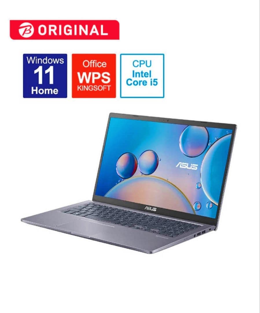 新品　ASUS ノートパソコン X515JA ノートパソコン X515JA スレートグレー X515JA-BQ2024W [15.6型