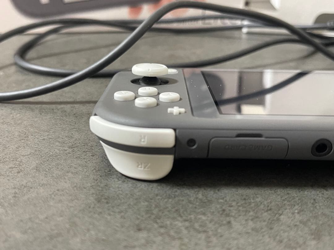 Nintendo Switch Lite グレー 充電器付き ケース付き - メルカリ