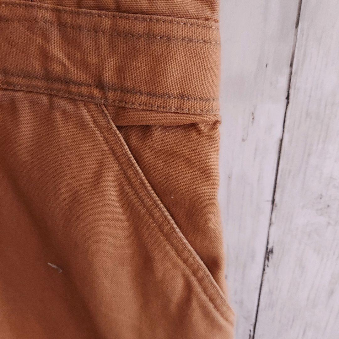 BERNE】希少 ベルン 企業刺繍 ダック地 オーバーオール 2XL 茶|mercari