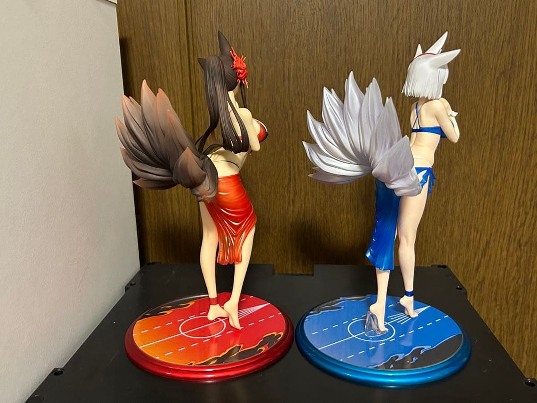 アズールレーン　赤城　加賀　フィギュア　2点　水着