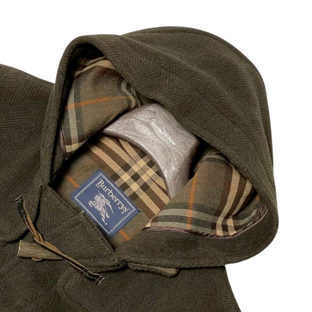 美品 超希少 バーバリー ムーアブルック ヘリンボーン ダッフルコート