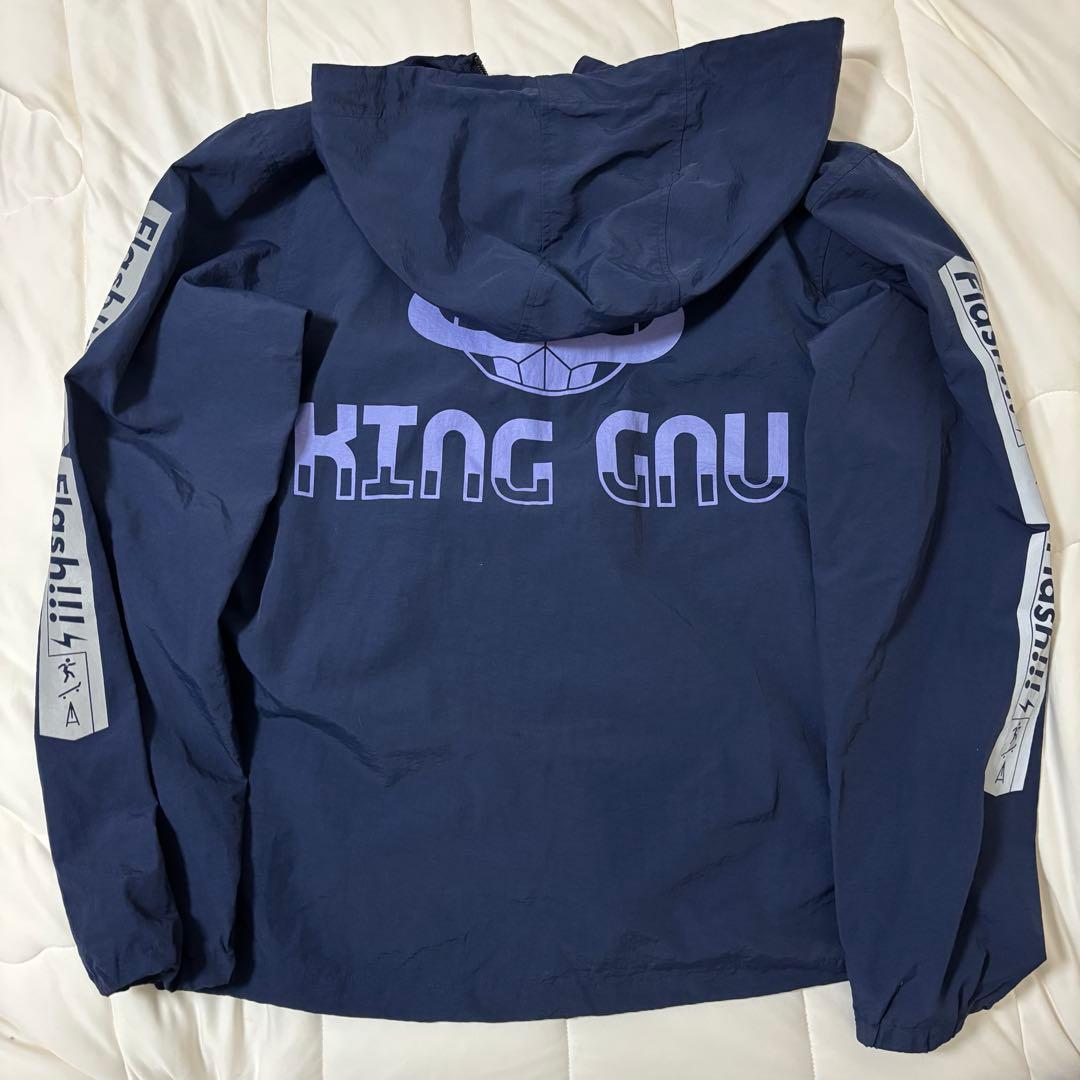 King Gnu アノラック　Mサイズ　ネイビー ジップアップ 2026年最新】king gnu グッズ アノラックの人気アイテム - メルカリ
