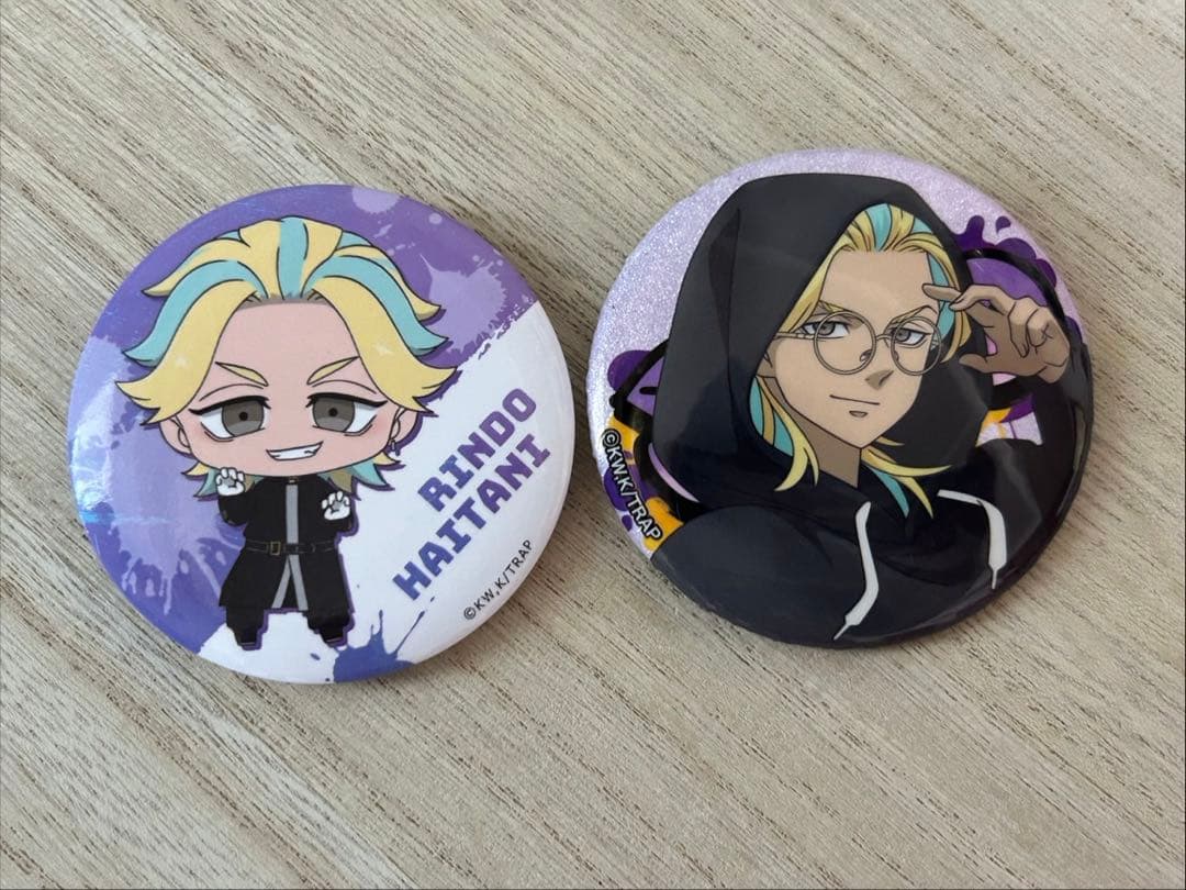 東京リベンジャーズ 灰谷竜胆 缶バッジ - メルカリ