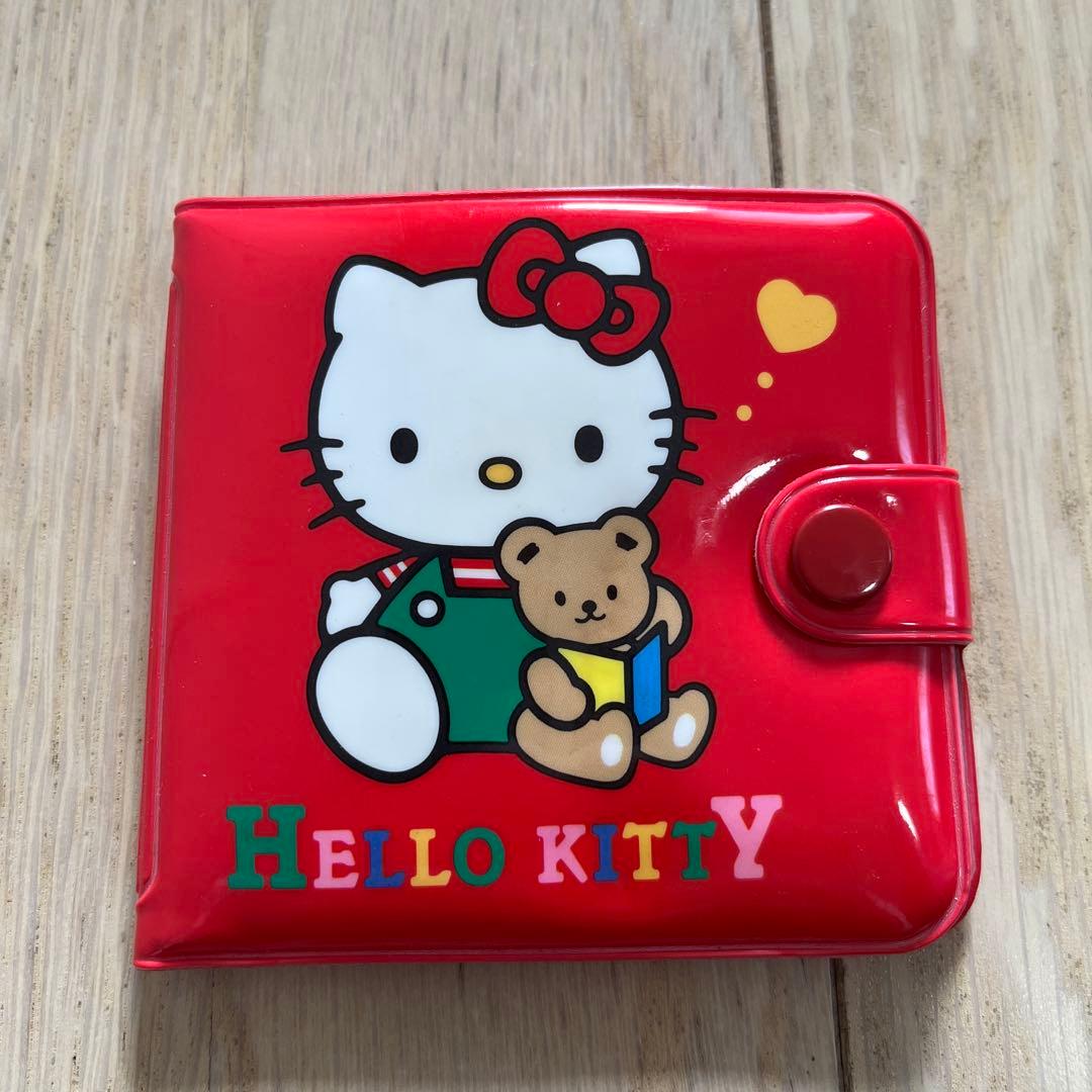 未使用 ハローキティ ビニール財布 日本製 昭和 平成 レトロ 当時もの
