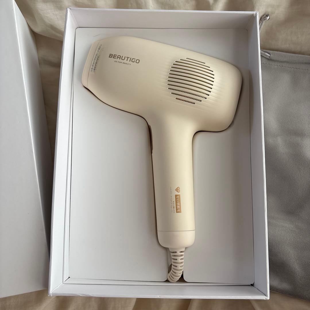 未使用に近い】BEAUTIGO 脱毛器 零度・サファイア冷却技術 - メルカリ