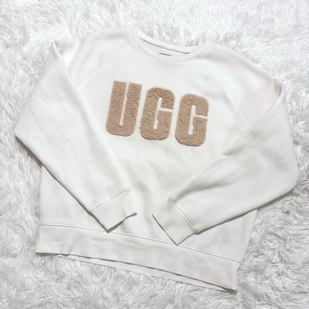 ugg トレーナー スウェット 白 M - メルカリ