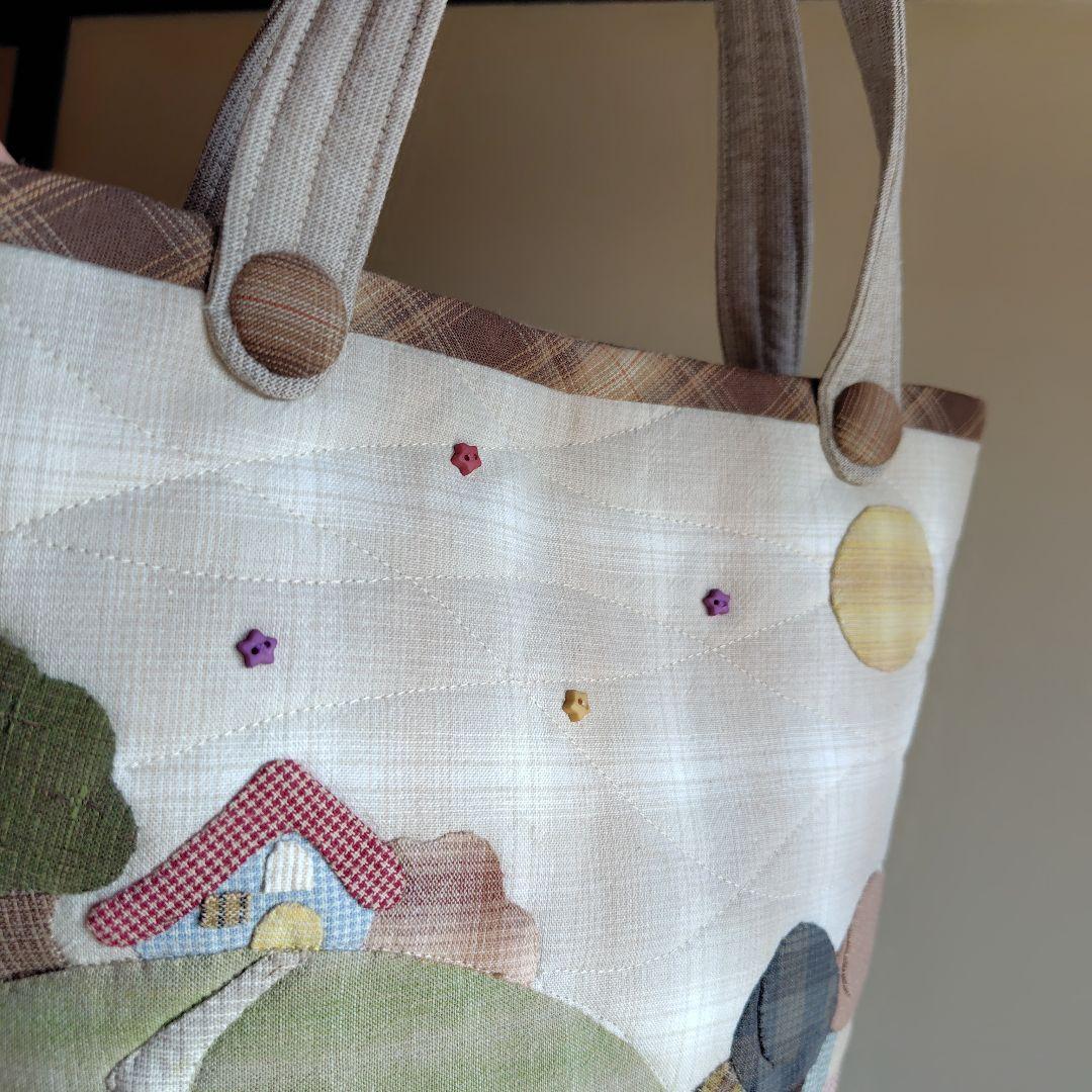 ハンドメイド スーちゃんバッグ パッチワーク - メルカリ