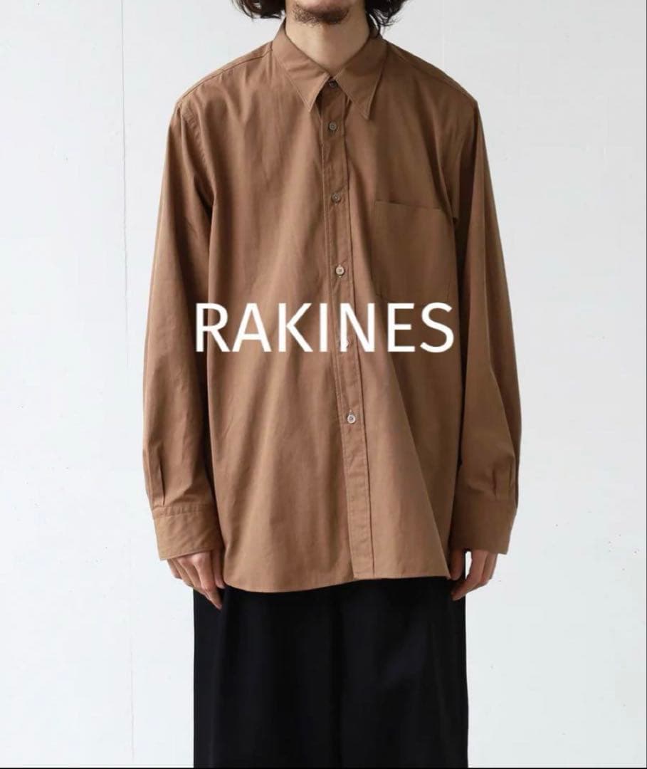 RAKINES シャツ Mサイズ ブラウン COMOLI ラキネス RAKINES（ラキネス）中古・古着オンライン通販 | Kindal（カインドオル)