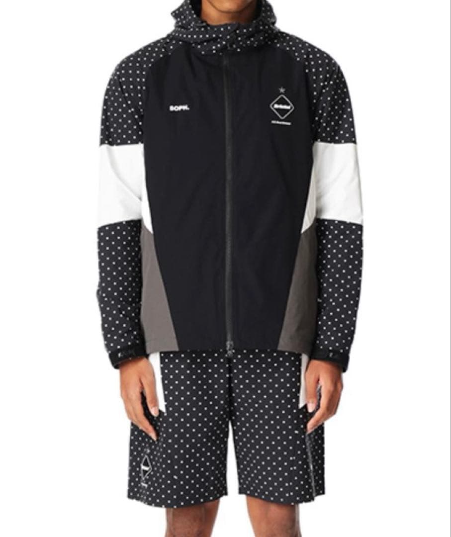 21ss FCRB MULTI PATTERN セットアップ 上XL 下L 黒