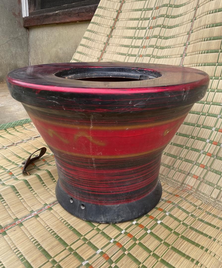 送料込】練炭火鉢(中古) 古民家倉庫より レトロ - メルカリ