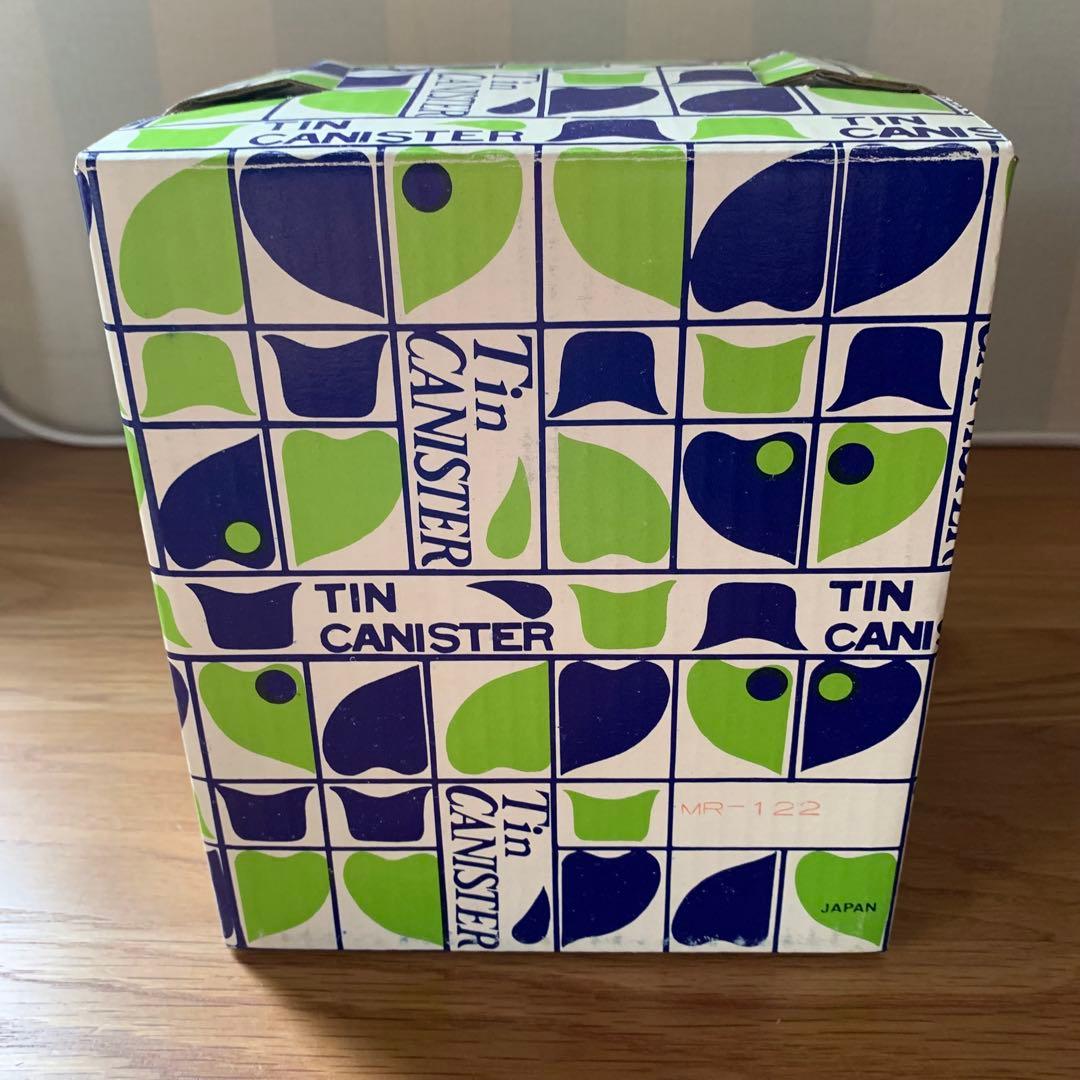 未使用 レア レトロ レトロポップ 4個 入れ子 ティン缶 キャニスター