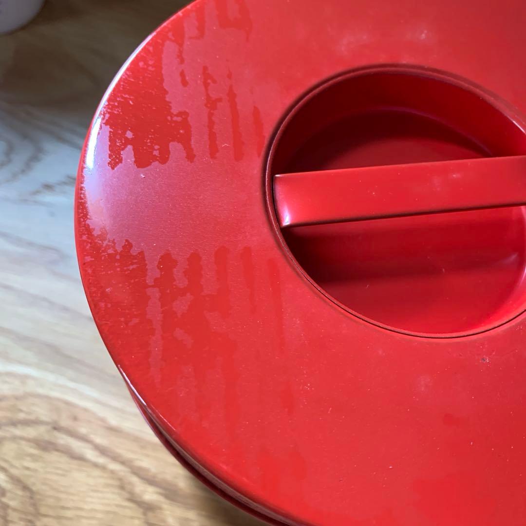 未使用 レア レトロ レトロポップ 4個 入れ子 ティン缶 キャニスター