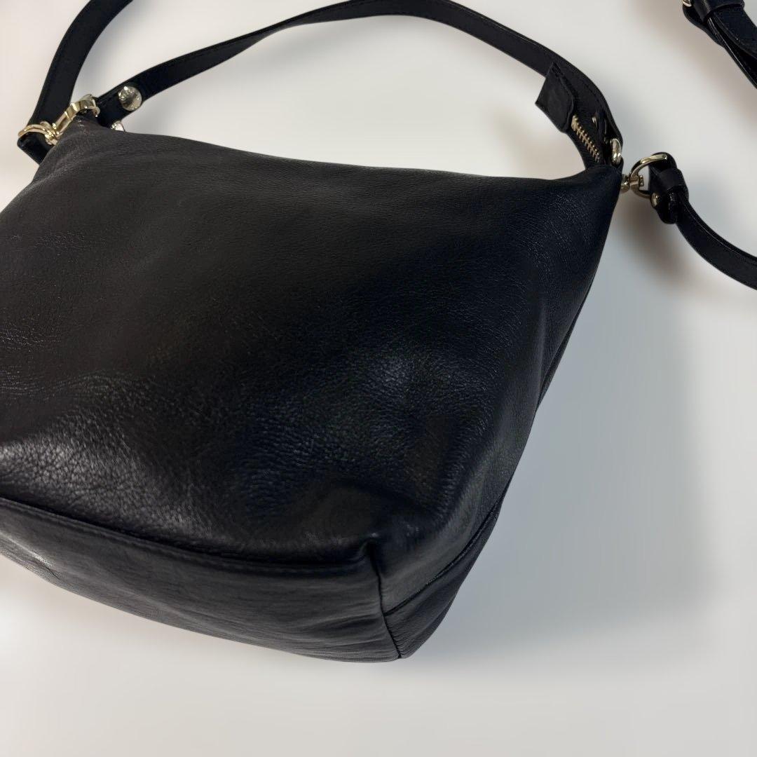 超美品ラシット今期360g・本革ソフトレザーシンプル2wayショルダー