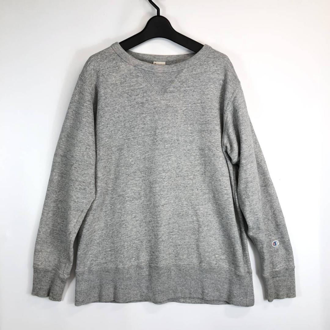 チャンピオン ランタグ復刻 両Vスウェット グレー系 Lサイズ C3-J012