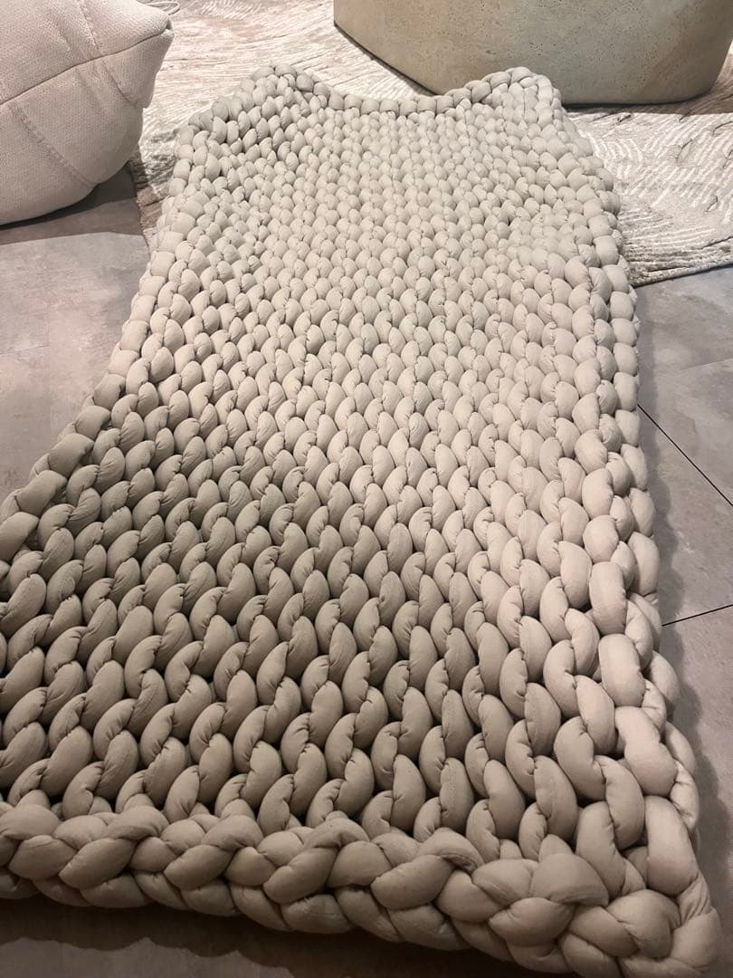 加重ブランケット Mサイズ Kapok Knot グレージュ リカバリー加重ブランケットMUSUBI - en -