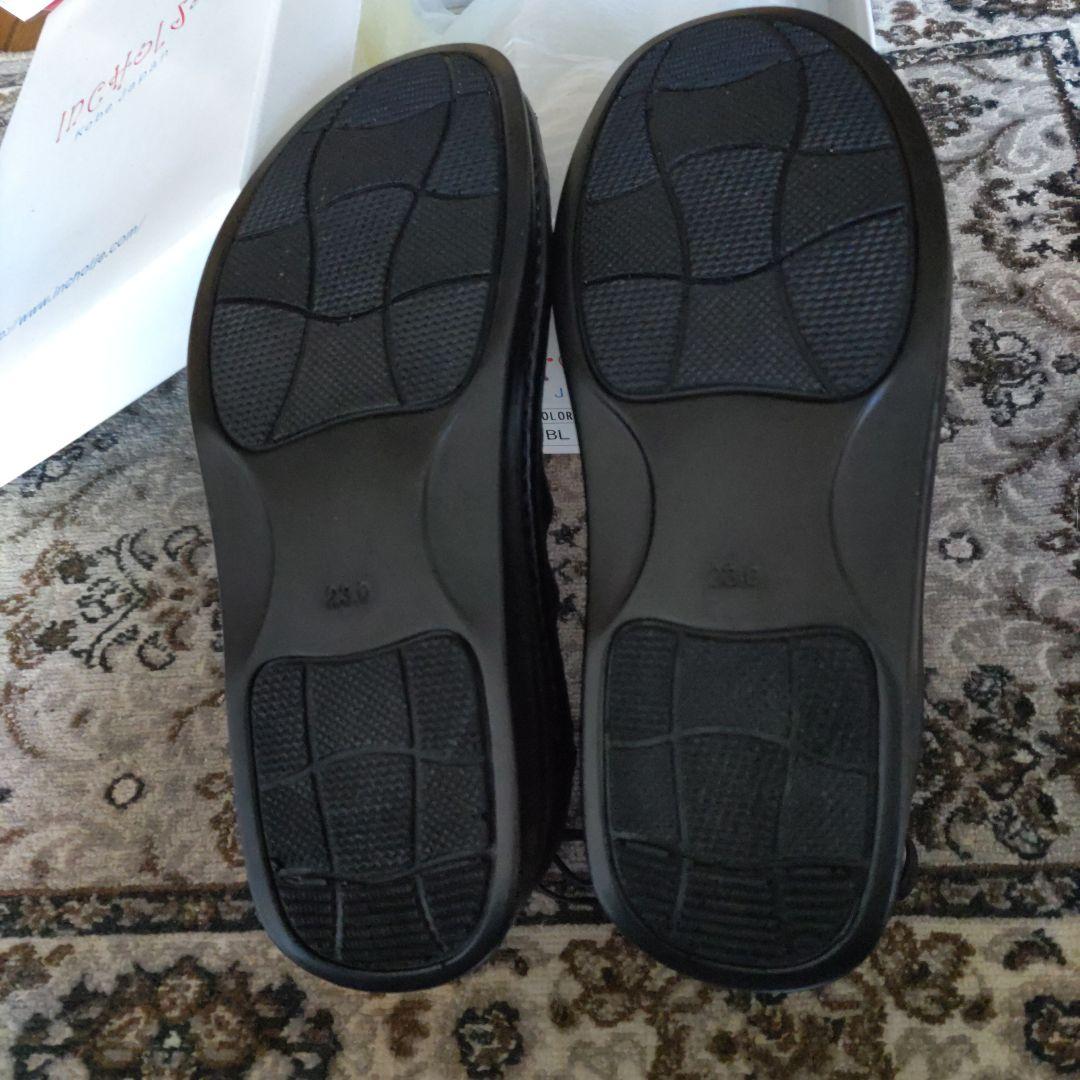 未使用 インコルジェ バレエシューズ 8394 レースアップ リボン