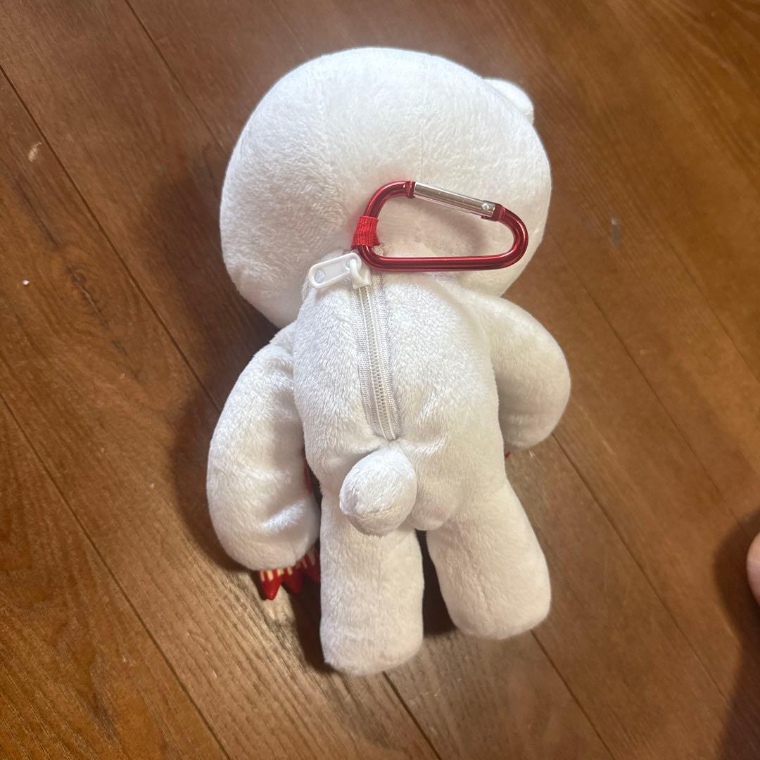 チャックスGP 繋グルーミー まな板の熊ポーチ アルビノ - メルカリ