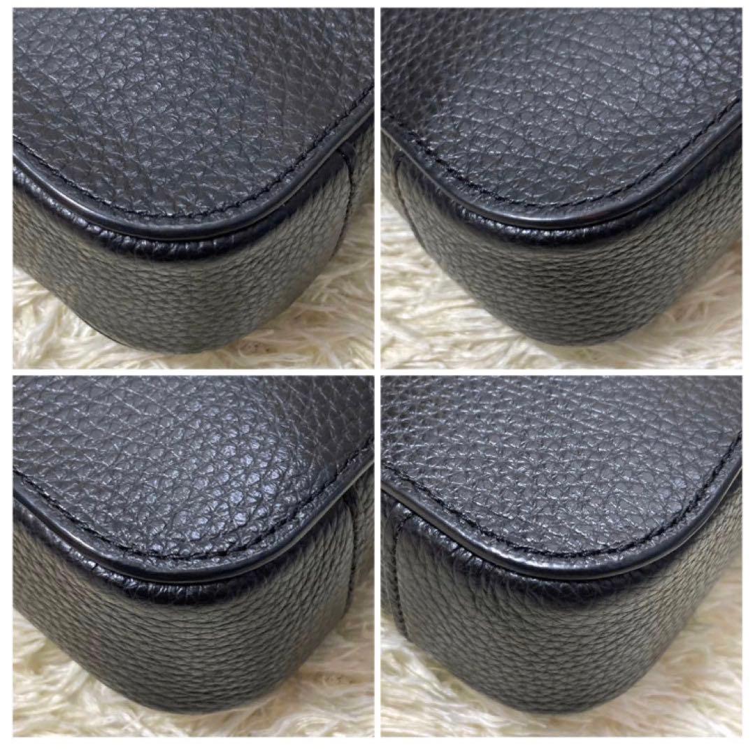 極美品】COACH コーチ ショルダーバッグ ブラック レザー ジェスの通販