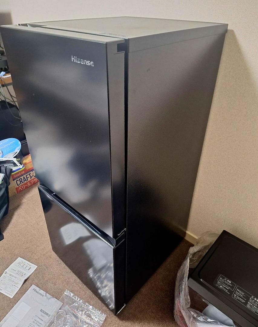 新品未使用】2025年冷蔵庫135L HR-D140KB【黒】 - メルカリ