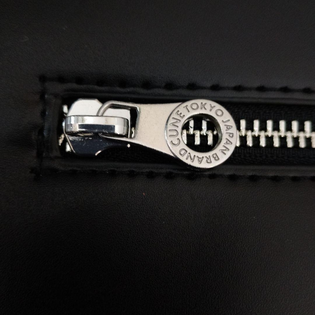 CUNE 合皮の四角いフラップバッグS 3way うさぎ BLACK キュ―ン - メルカリ