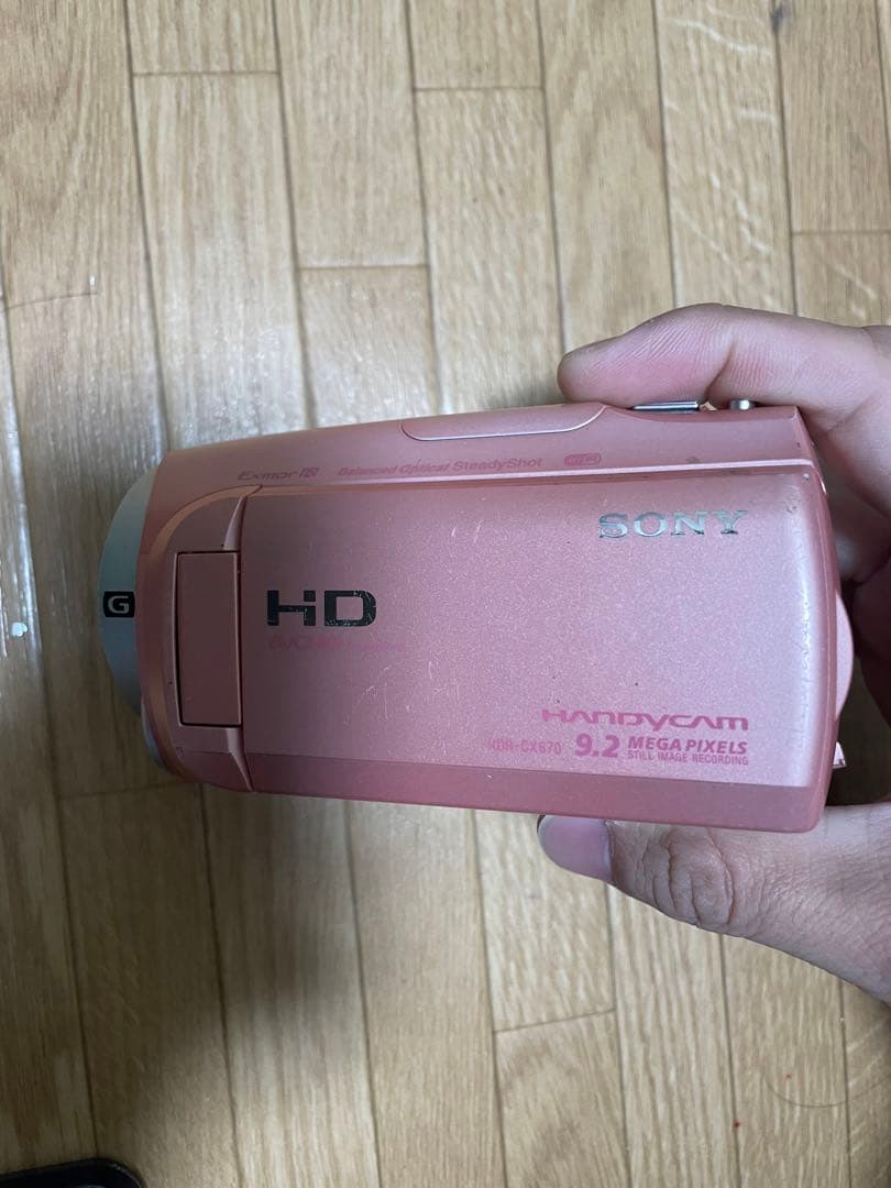 SONY CX670 ビデオカメラ Amazon | SONY HDビデオカメラ Handycam HDR-CX670 ピンク 光学30倍