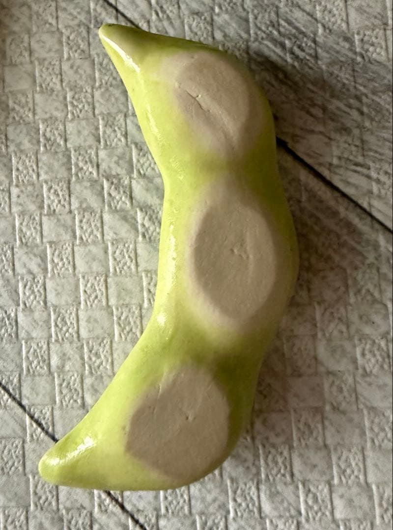 五月女京子さん 箸置き えだまめ子 陶器市