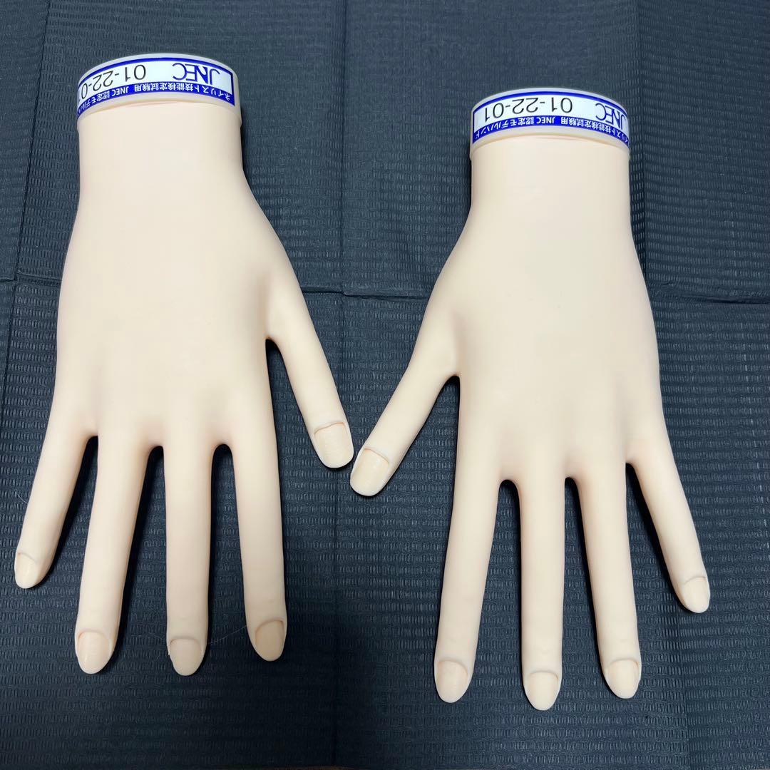 【骨折なし】認定モデルハンド ネイリスト検定 骨折なし】認定ハンド チップ 両面テープ キューティクルシール