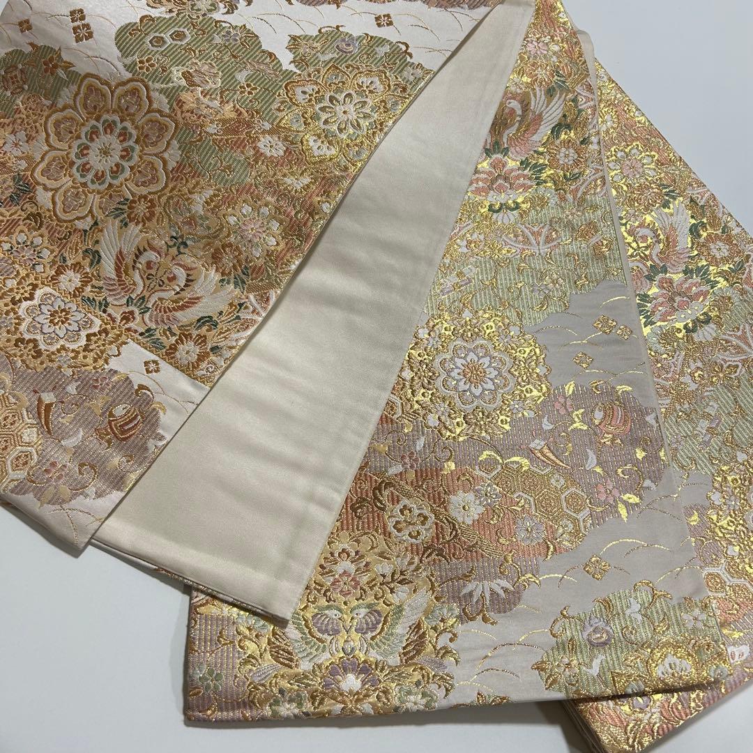 上品な本金 唐織 袋帯 花鳥柄 着物スキ倶楽部 745 - メルカリ
